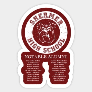 Shermer High School Alumni Sticker